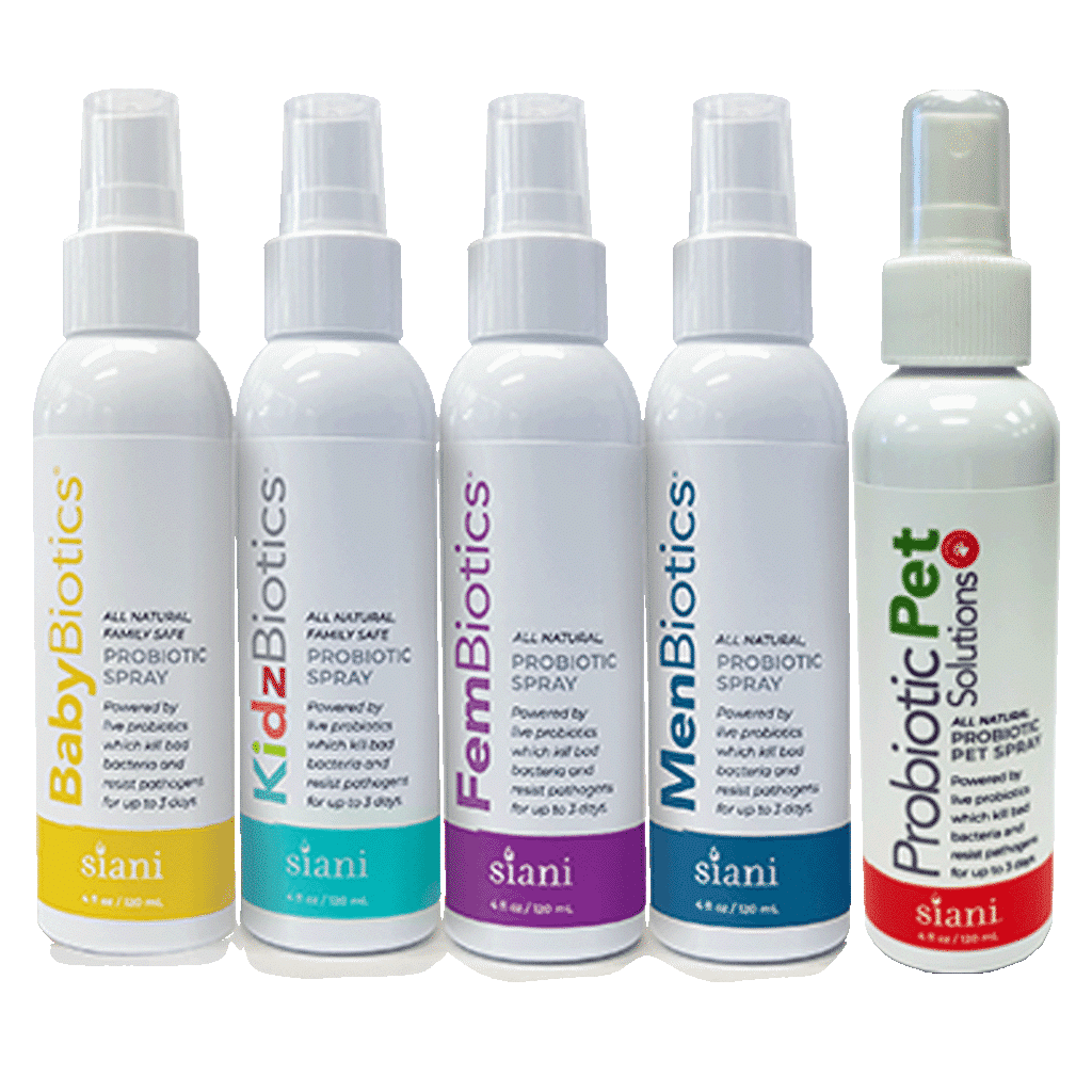 Natural Probiotics Sprays | Siani Probiotic Body Care